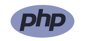 logo php, language maitrisé parfaitement par perfweb